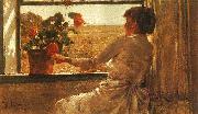 Childe Hassam Summer Evening oil painting artist